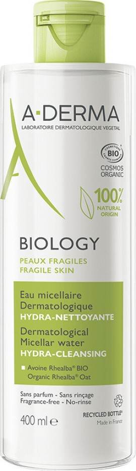 A-DERMA Biology Eau Demaquillante 400ml