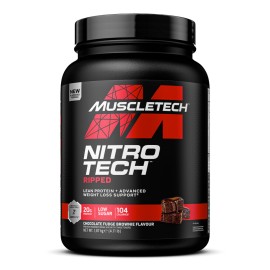 MUSCLETECH Nitrotech Ripped 1.87kg - Chocolate Fudge Brownie