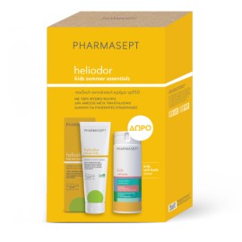 PHARMASEPT Heliodor Promo Pack Kids SPF50 150ml & ΔΩΡΟ Kids Soft Bath 250ml